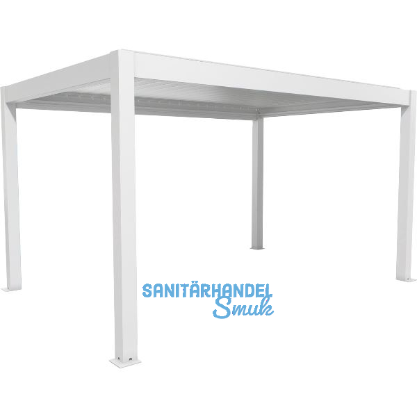 BIOHORT Pergola Gr. 4,5 x 3 wei�/silber