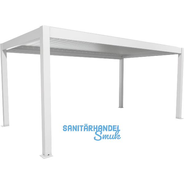 BIOHORT Pergola Gr. 5 x 3 wei�/silber