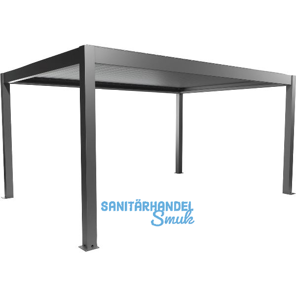 BIOHORT Pergola Gr. 5 x 3,5 quarzgrau