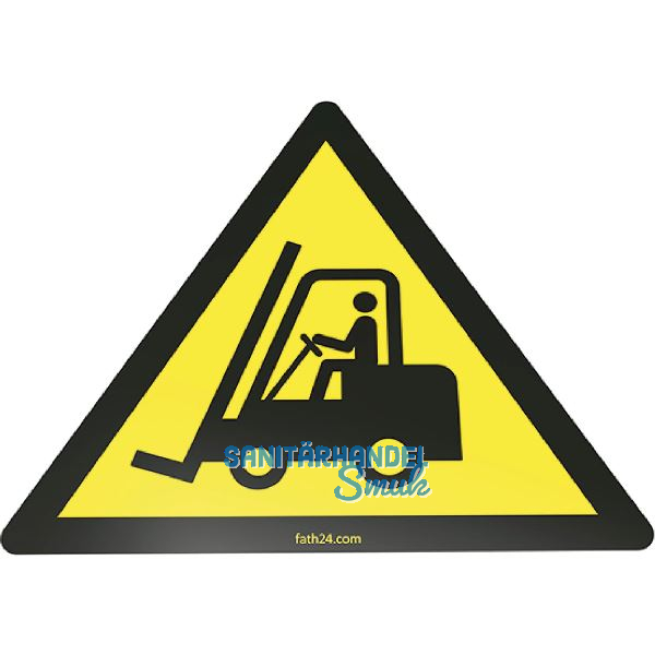 FATH Bodenschild Warnung vor Flurf�rderzeugen 450mm