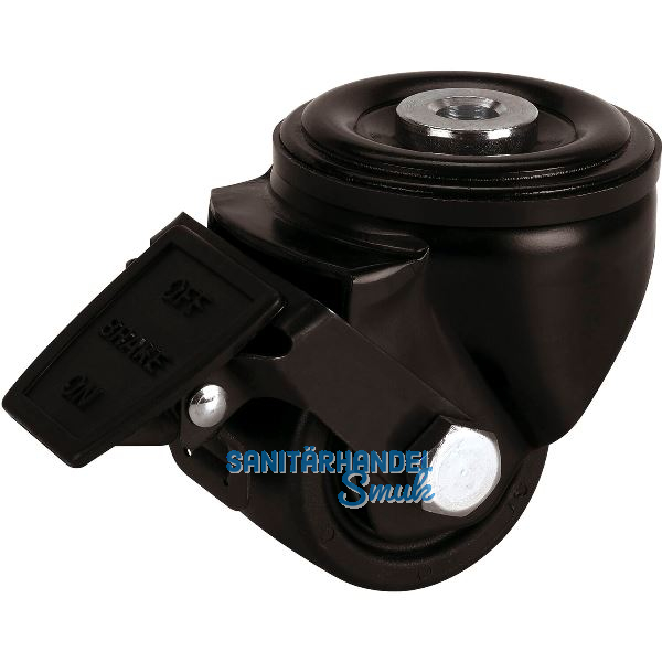 D�RNER + HELMER Lenkrolle Schwarz Radfeststeller 50 mm 300 kg