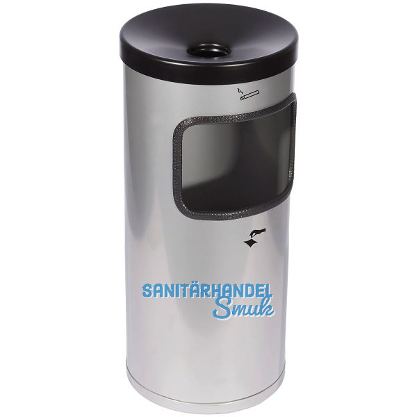 TKG Sicherheits-Bodenabfallascher silber