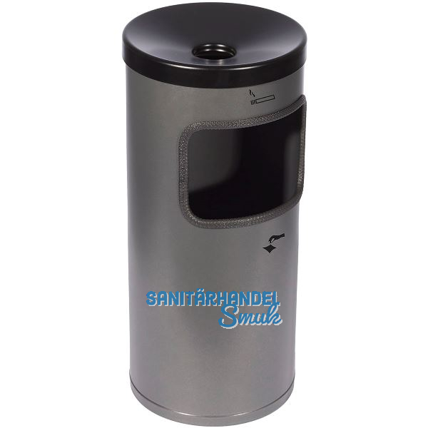 TKG Sicherheits-Wandabfallascher graphit