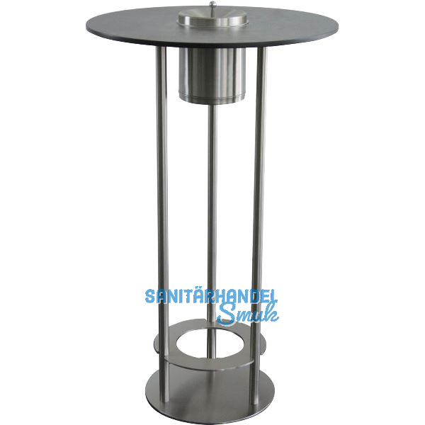 TKG Stehtisch Meeting Point graphit mit Ascher