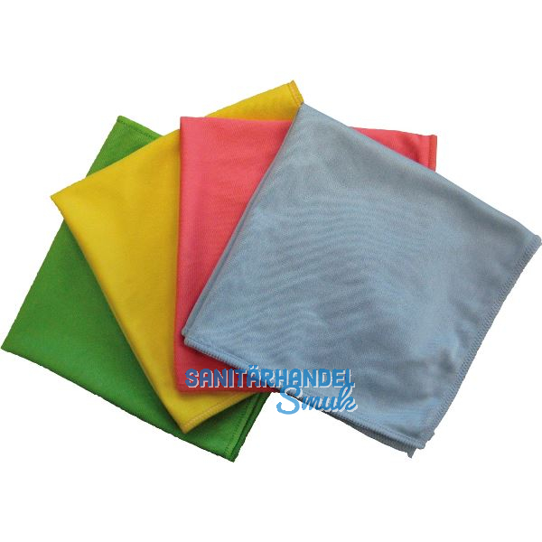 Microfasertuch Glassy Profi f�r Glas und Spiegel 40 x 40 cm Farbe gr�n