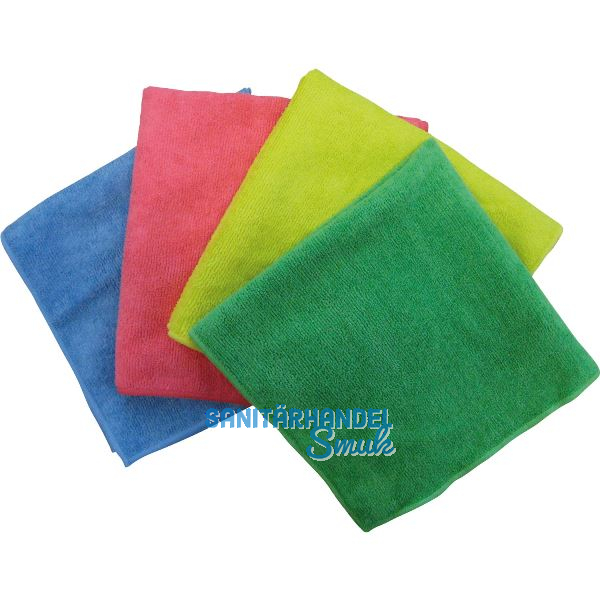 Microfasertuch Frotty Profi f�r universelle Reinigung 40 x 40 cm Farbe gr�n