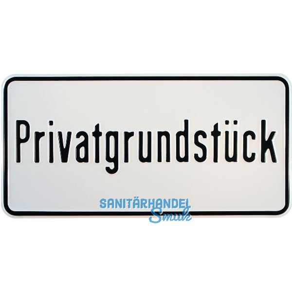 Hinweisschild Privatgrundst�ck 330 x 170 mm