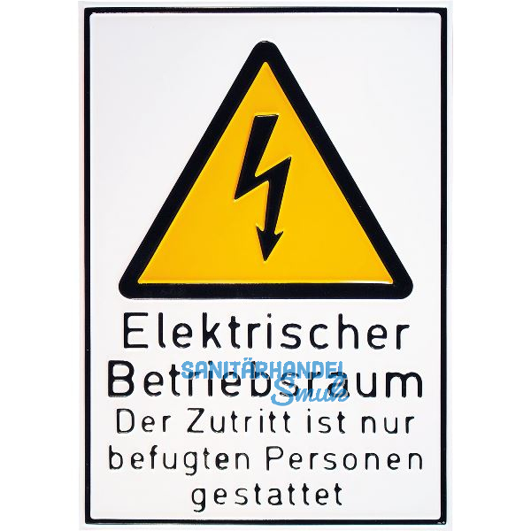 Warnschild Elektrischer Betriebsraum 210 x 297 mm