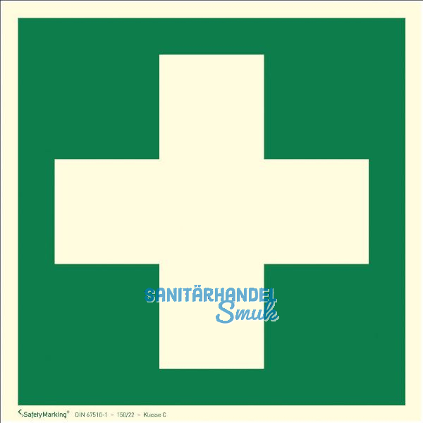 Hinweisschild Erste-Hilfe-Symbol 200 x 200 mm