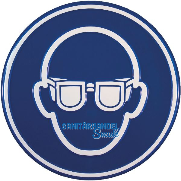 Gebotsschild Augenschutz rund 200 mm