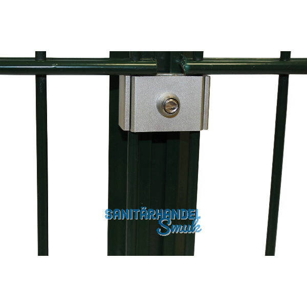 H+S Mattenklemmset UNI gerader Zaunverlauf Inhalt 3 St�ck