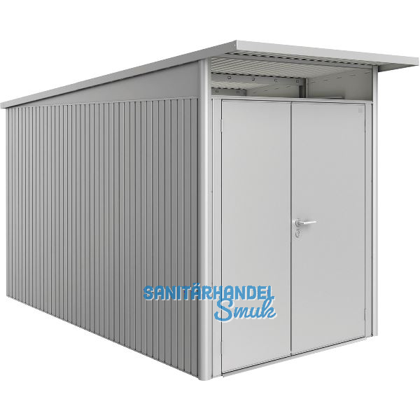 BIOHORT Ger�tehaus AvantGarde A4 silber-metallic Doppelt�r