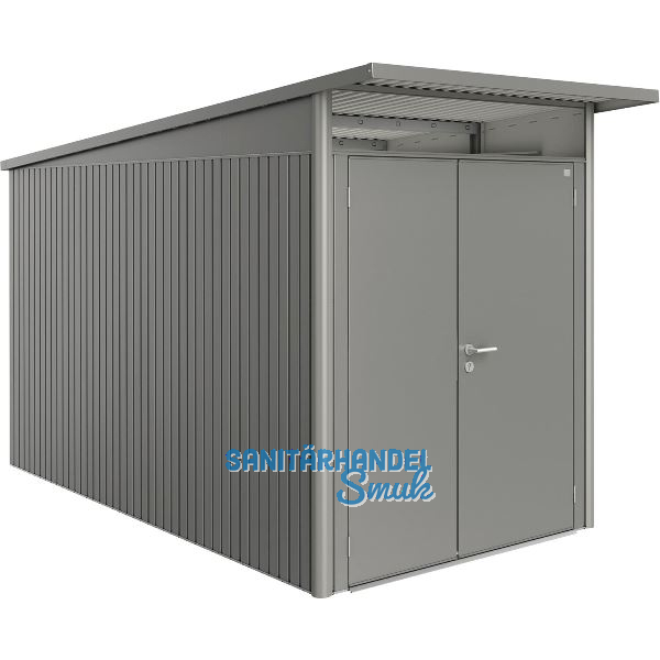 BIOHORT Ger�tehaus AvantGarde A4 quarzgrau-metallic Doppelt�r
