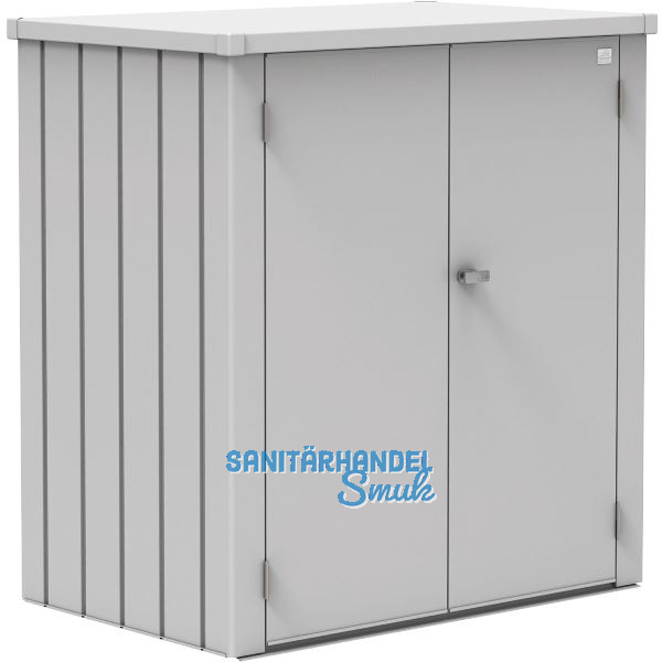 BIOHORT Terrassenschrank Romeo L silber-metallic
