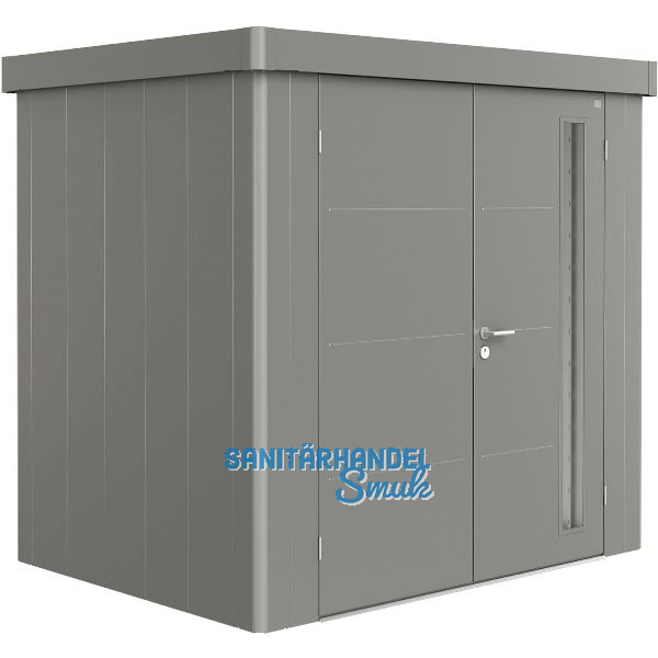 BIOHORT Ger�tehaus Neo 1B quarzgrau-metallic Doppelt�r