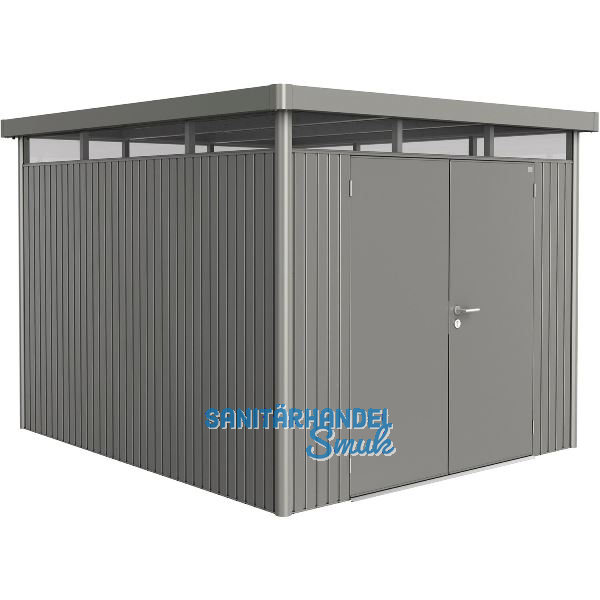 BIOHORT Ger�tehaus HighLine H5 quarzgrau-metallic Doppelt�r