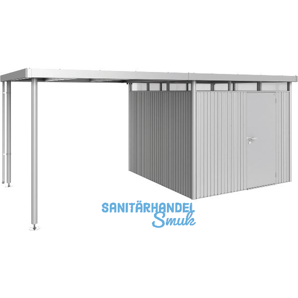 BIOHORT Seitendach HighLine H4 silber-metallic