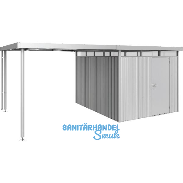 BIOHORT Seitendach HighLine H5 silber-metallic