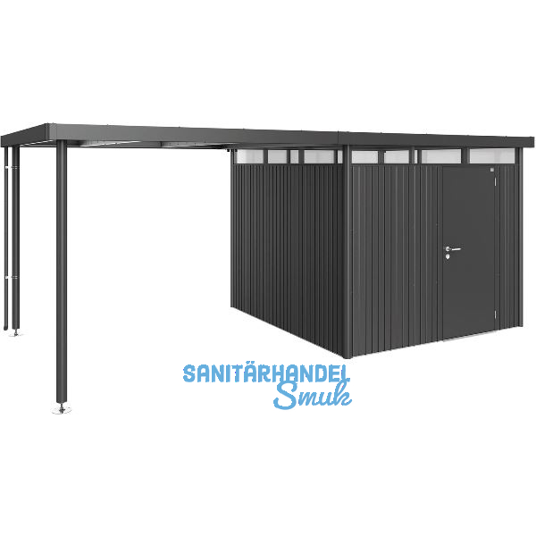 BIOHORT Seitendach HighLine H4 dunkelgrau-metallic