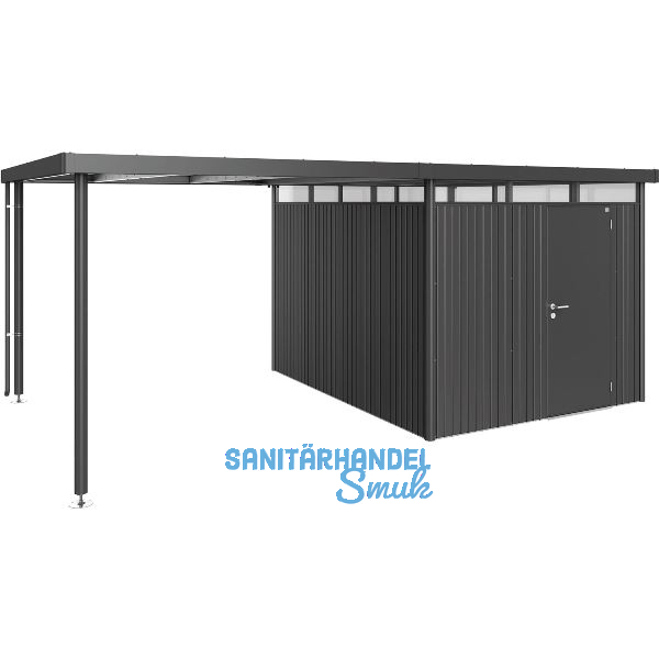 BIOHORT Seitendach HighLine H5 dunkelgrau-metallic