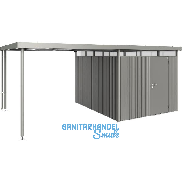 BIOHORT Seitendach HighLine H5 quarzgrau-metallic