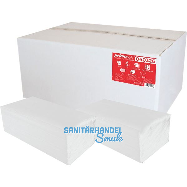 Papier-Falthandtuch Z-Z 4000 Falz wei� 2-lagig