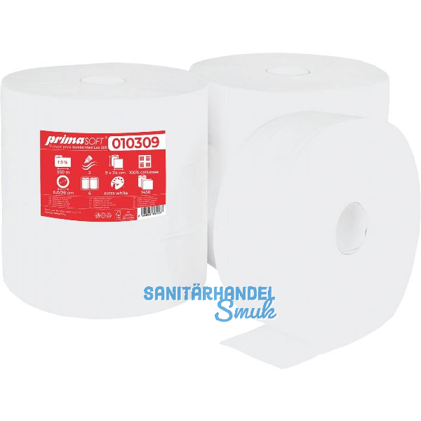 Toilettenpapier JumboMaxi Lux 2-lagig, 1 PK = 6 Rollen