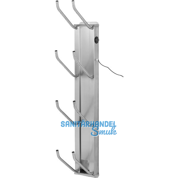 OSKARI Schuhtrockner Bora 4 hoch Edelstahl