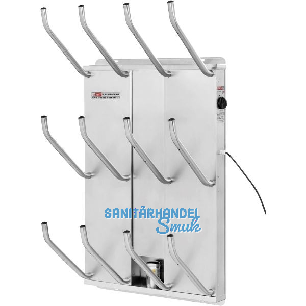 OSKARI Schuhtrockner Bora 6 breit Edelstahl