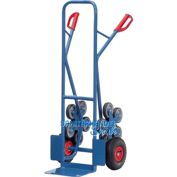 FETRA Treppenrodel mit 2 f�nfarmigen Rad-Sternen Tragkraft 200 kg 320 x 250 mm