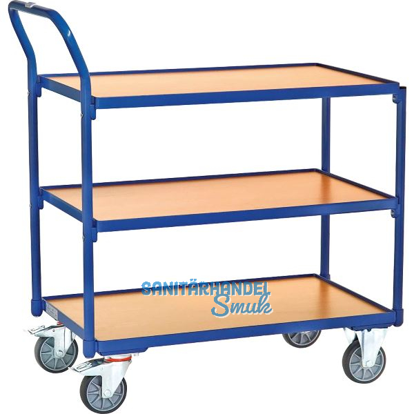 FETRA Tischwagen 3 Etagen 850 x 500 mm Tragkraft 300 kg