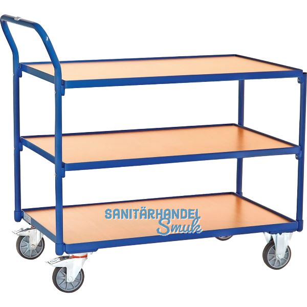 FETRA Tischwagen 3 Etagen 1000 x 600 mm Tragkraft 300 kg