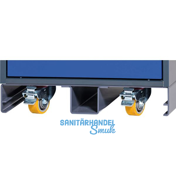 ASECOS Rollensatz f�r Sockel zu Sicherheitsschrank ION