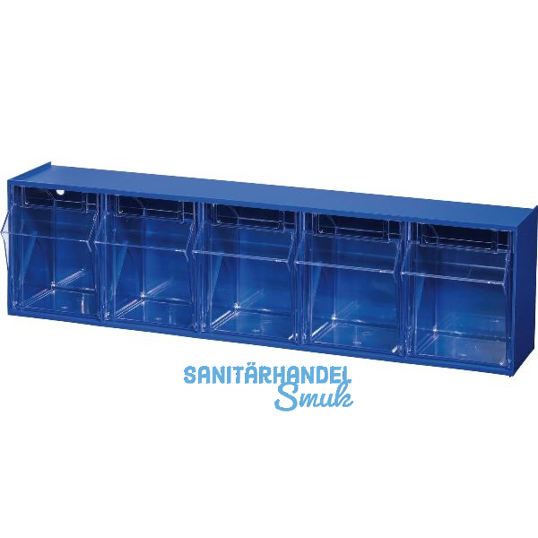ALLIT Klappsch�tten-Magazin Gr. 5 blau 600 x 135 x 165 mm