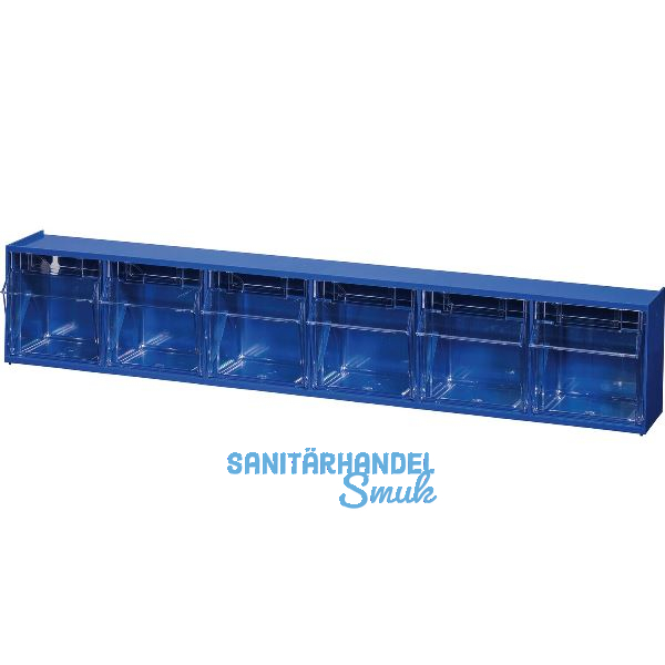 ALLIT Klappsch�tten-Magazin Gr. 6 blau 600 x 95 x 115 mm