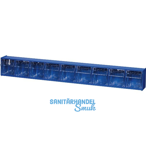 ALLIT Klappsch�tten-Magazin Gr. 9 blau 600 x 65 x 77 mm