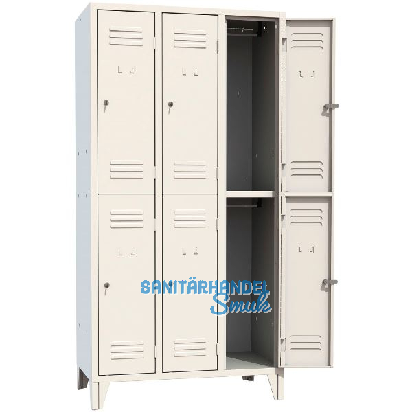 Doppelstockspind Abteilanzahl 6 RAL7035