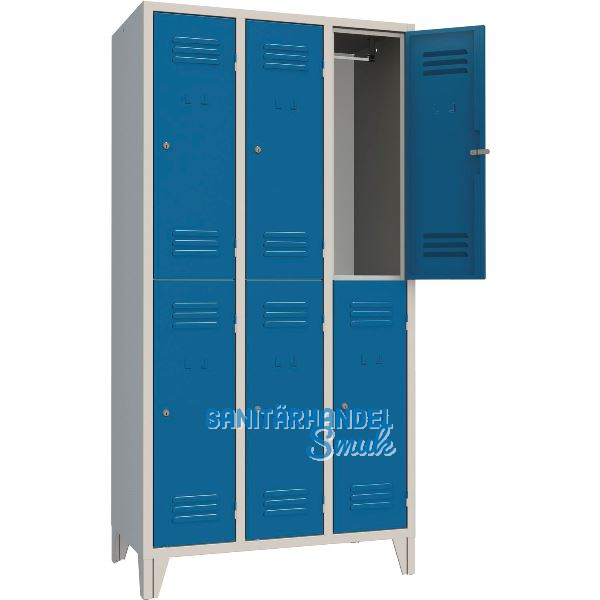 Doppelstockspind Abteilanzahl 6 RAL7035/5010