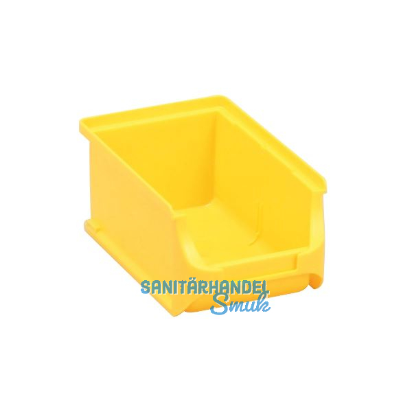 ALLIT Sichtlagerkasten Gr��e 2 Farbe gelb 160 x 102 x 75 mm