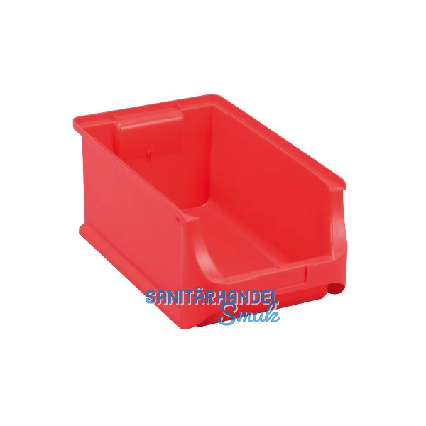 ALLIT Sichtlagerkasten Gr��e 4 Farbe rot 355 x 205 x 150 mm