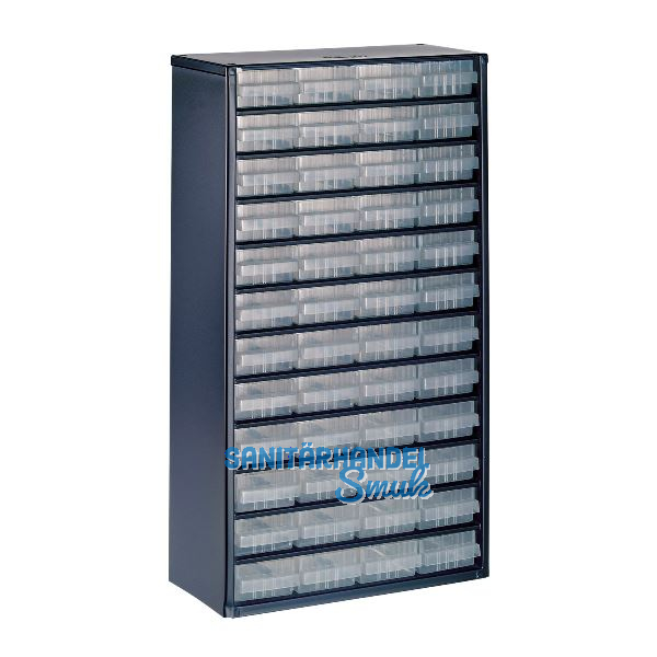 RAACO Schubladenmagazin 1248-01 mit 48 Schubladen 552 x 306 x 150 mm