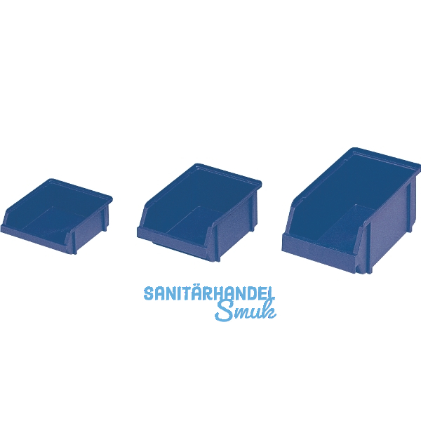 RAACO Sichtlagerkasten 3-160 blau 173 x 125 x 75 mm
