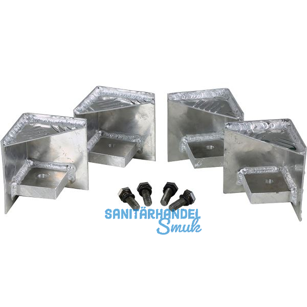 Palettenf��e f�r Riffelblechboxen (4 St)