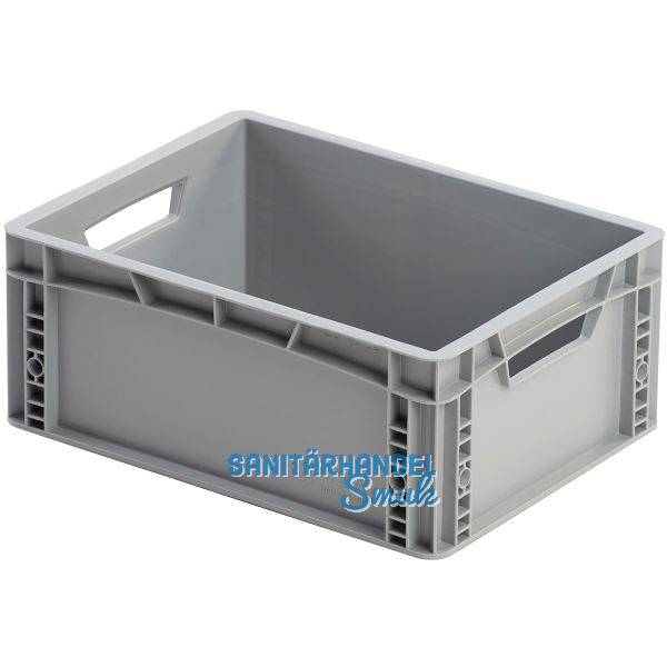 Eurokasten in grau geschlossen 400 x 300 x 170 mm