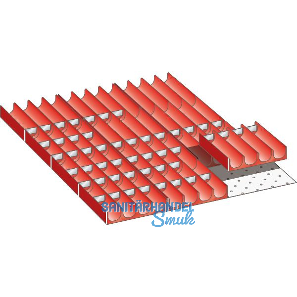 LISTA Einteilungsmaterial Muldensatz 27E x 36E f�r Fronth�he 50-200 mm
