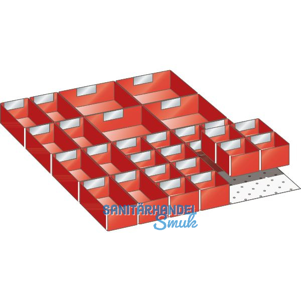LISTA Einsatzk�sten 27E x 36E f�r Fronth�he 50 mm 28-teilig