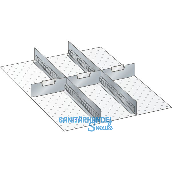 LISTA Einteilungsmaterial Trennw�nde 27E x 36E f�r Fronth�he 150 mm 5-tlg.