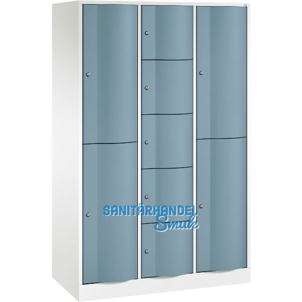 C+P Kombi Schlie�fachschrank Resisto 1950 x 1148 x 540 mm