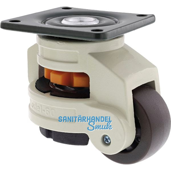 WAGNER Schwerlast-Lenkrolle RO 0050 Kunstoff-Rad anthrazit 50 mm 250 kg