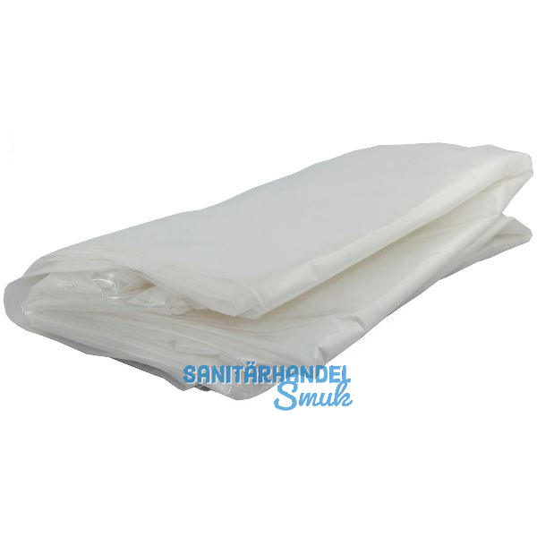 Flachsack transparent mit Gleitmittel 1300 x 2500 mm